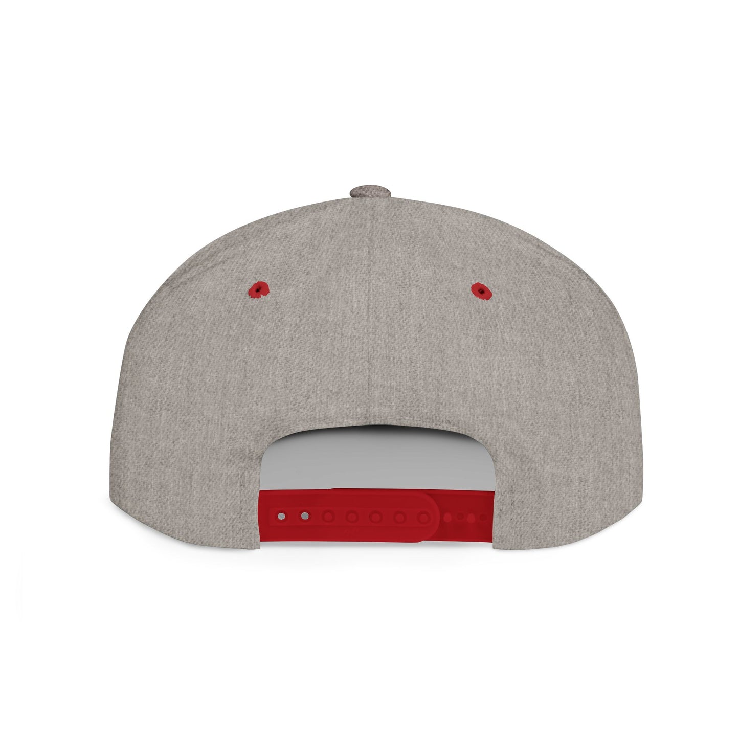 HK White LOGO  Flat Bill Snapback Hat | Stylish Casual Accessory