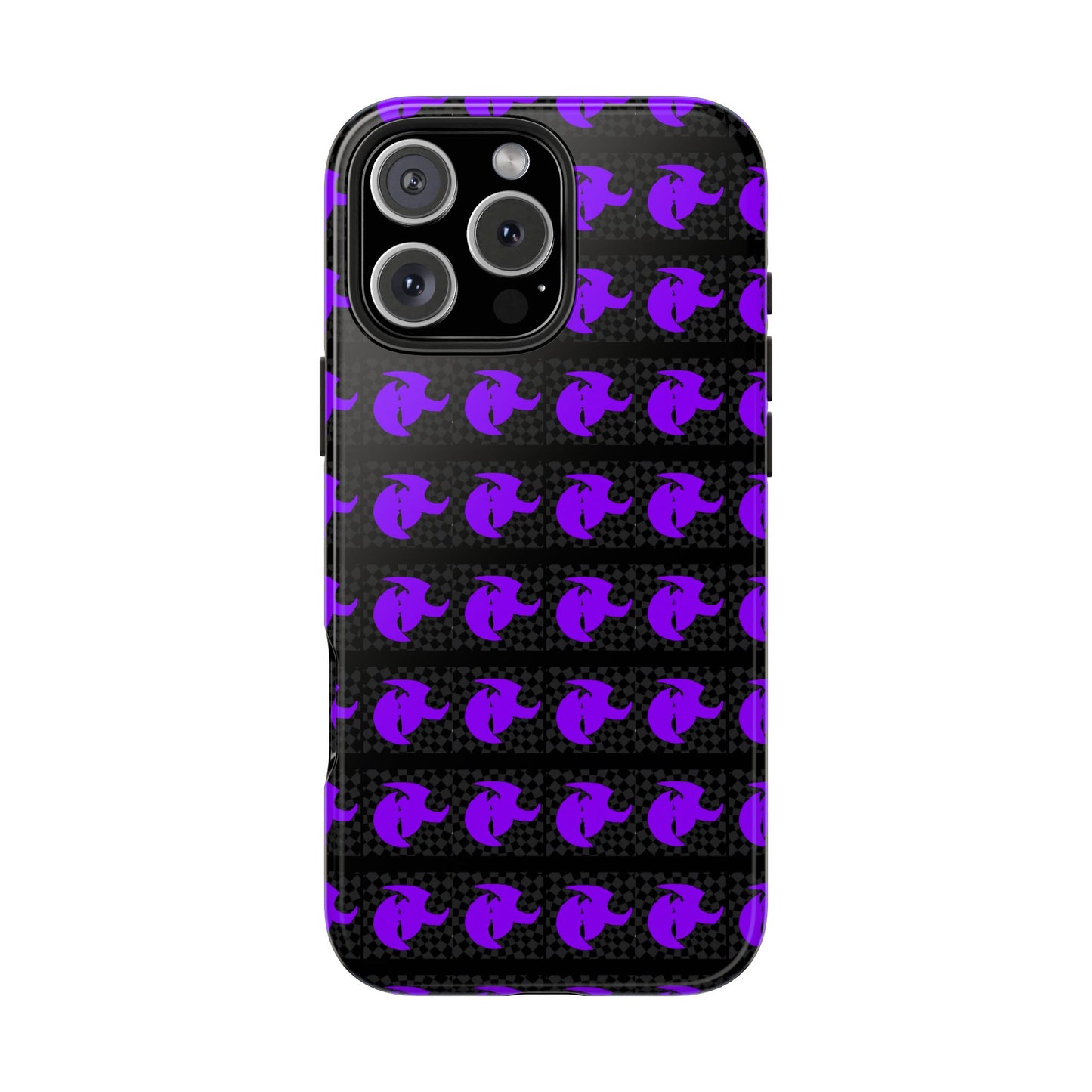 HK Logo Bold Purple Graphic Tough Phone Cases - Durable Protection for Every Style