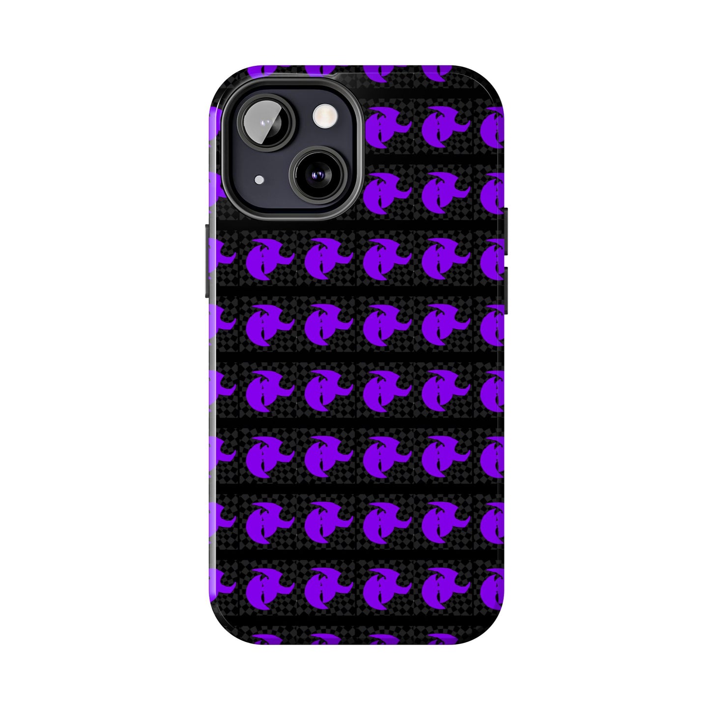 HK Logo Bold Purple Graphic Tough Phone Cases - Durable Protection for Every Style