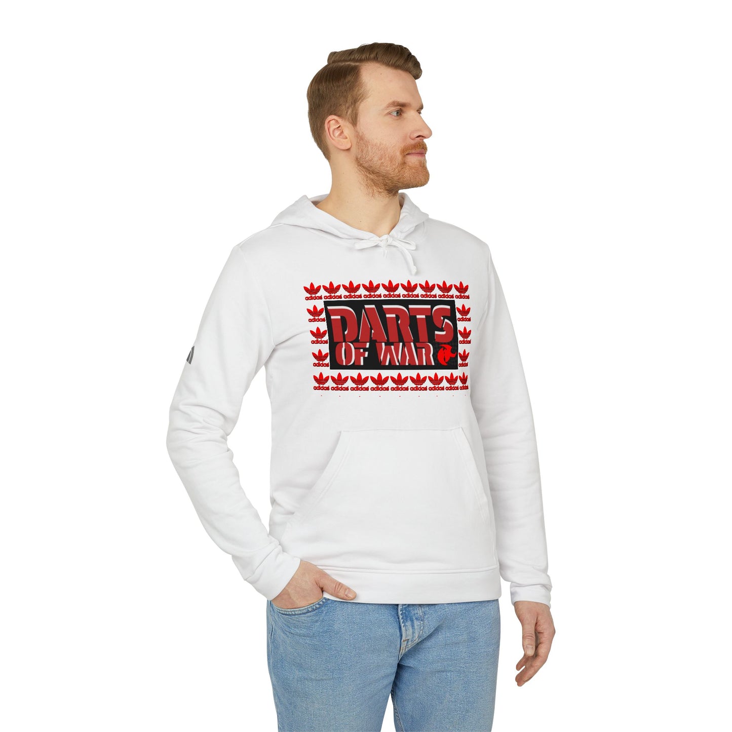 Adidas Darts of War Fleece Hoodie  Cozy Casual Wear