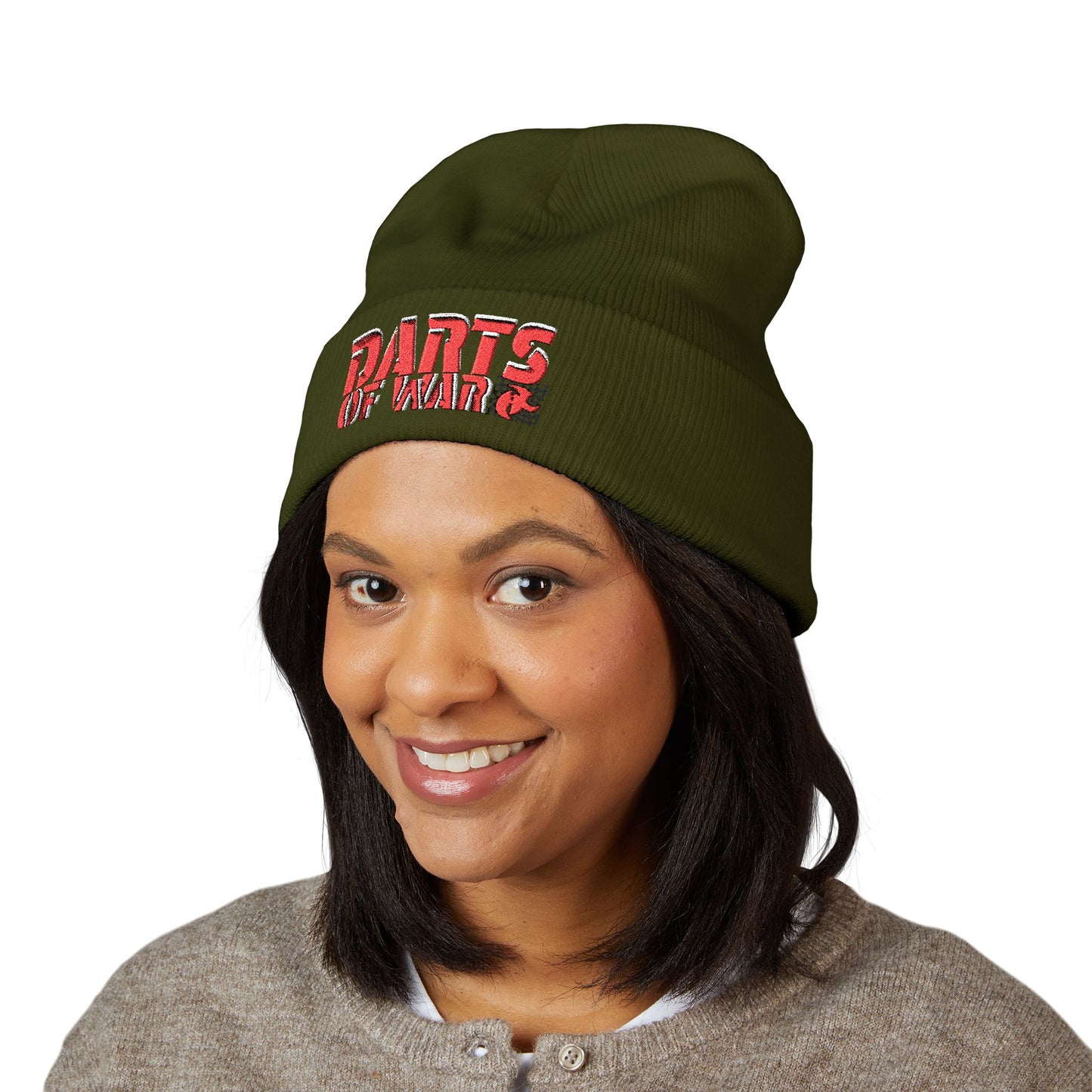 Darts of War Embroidered Cuffed Beanie
