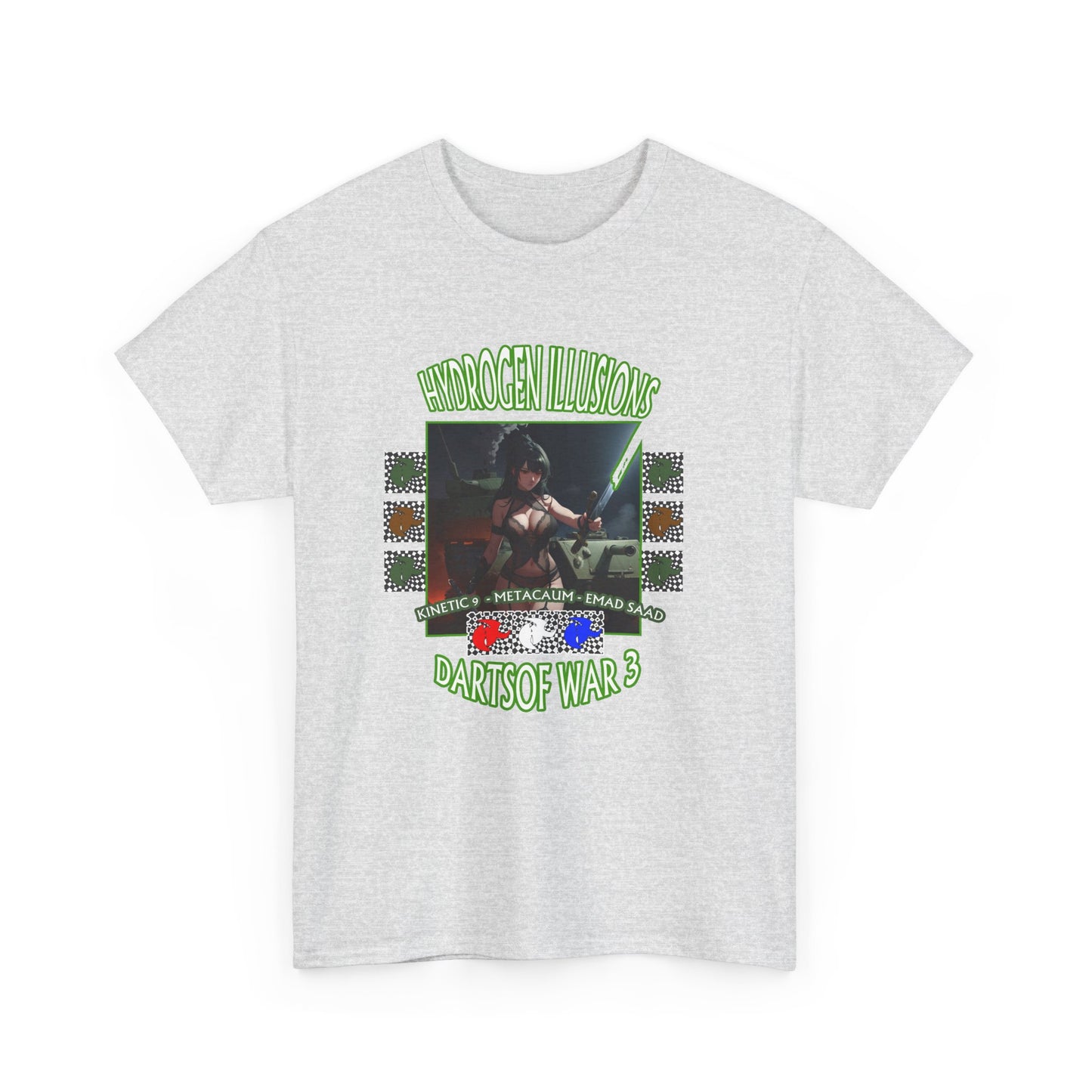 Hydrogen Illusions Unisex Heavy Cotton Tee - Choose any color