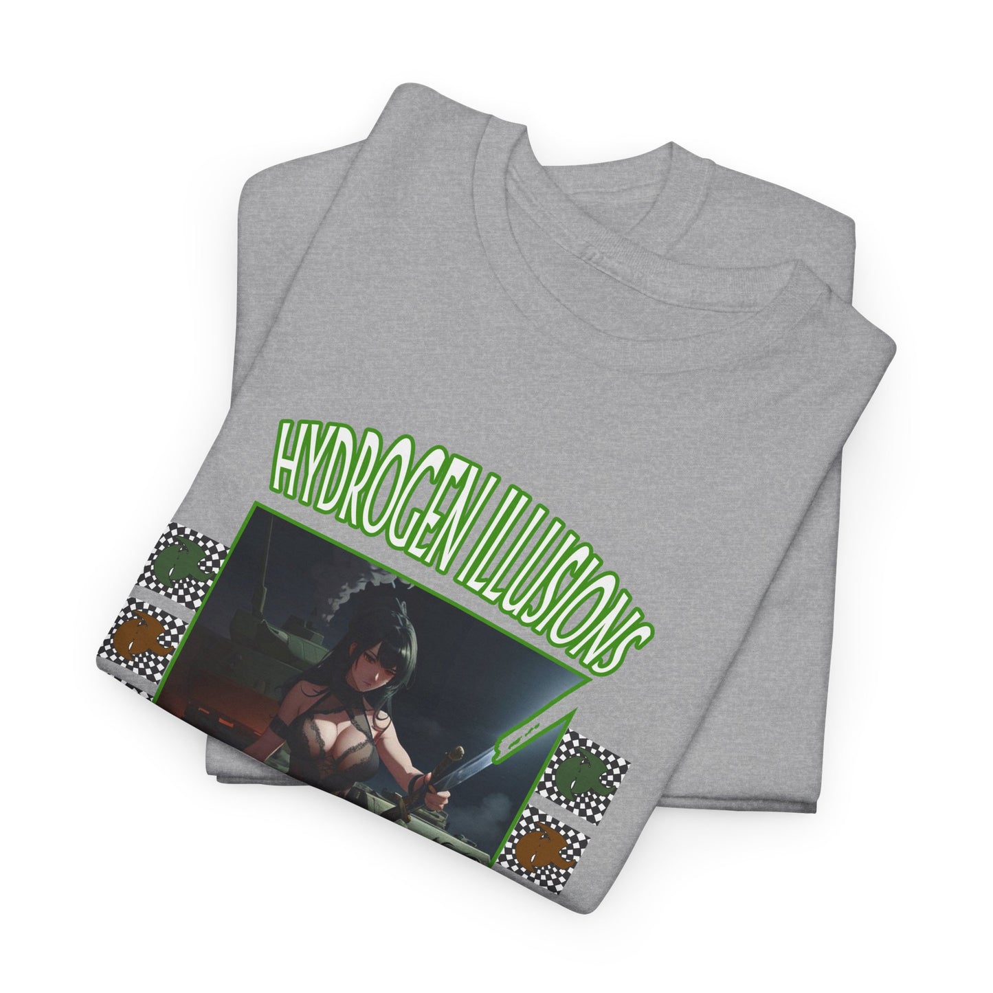 Hydrogen Illusions Unisex Heavy Cotton Tee - Choose any color