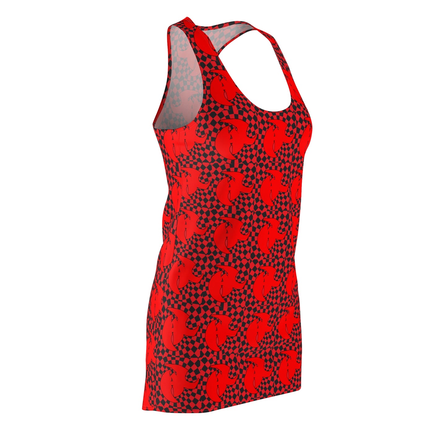 Emad Saad Hk Red  Racerback Dress - Perfect for Summer Fun & Casual Outings