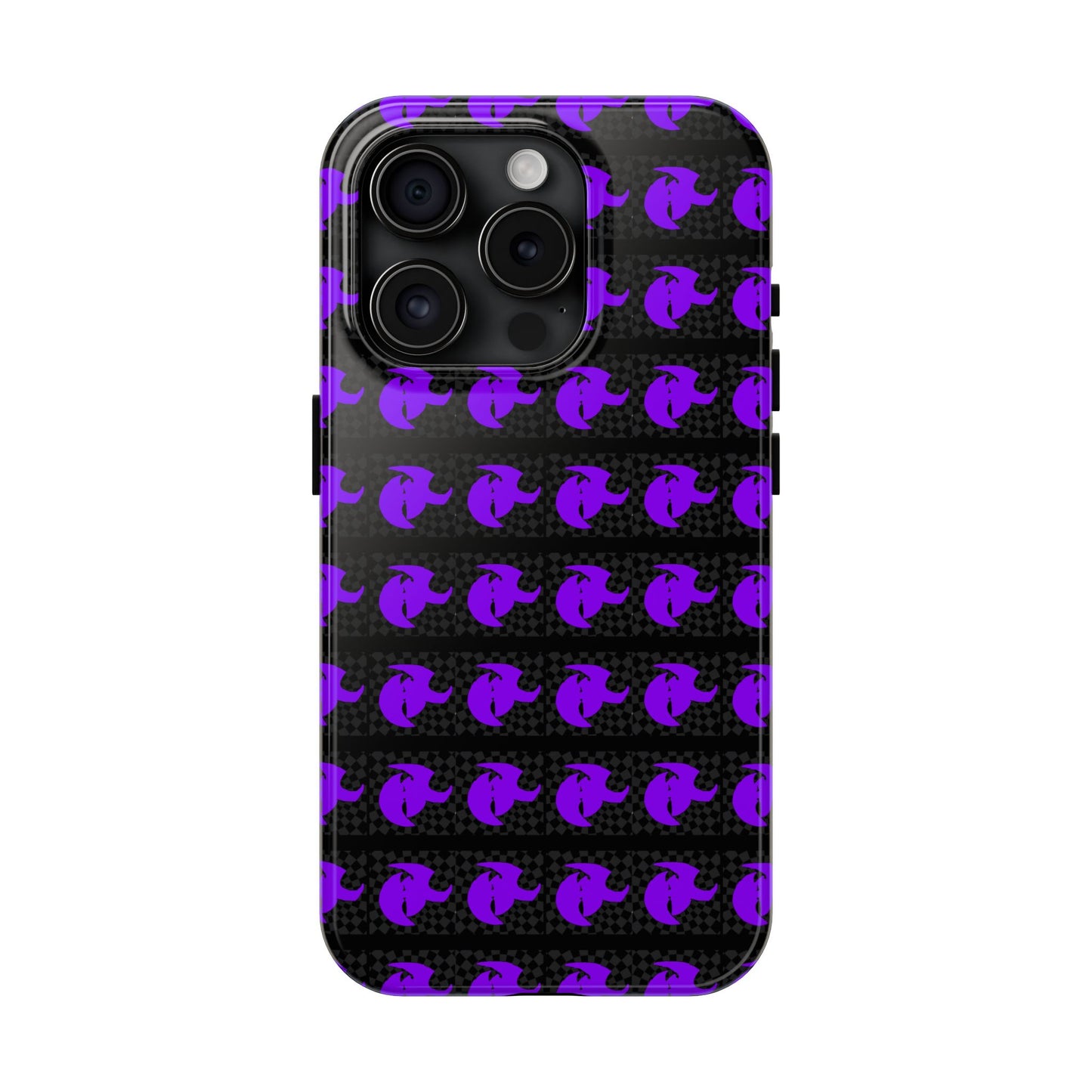 HK Logo Bold Purple Graphic Tough Phone Cases - Durable Protection for Every Style