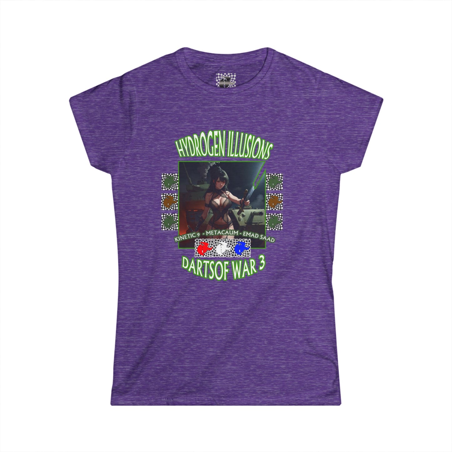 Hydrogen Illusions Dartsof War 3 Womans Graphic Tee