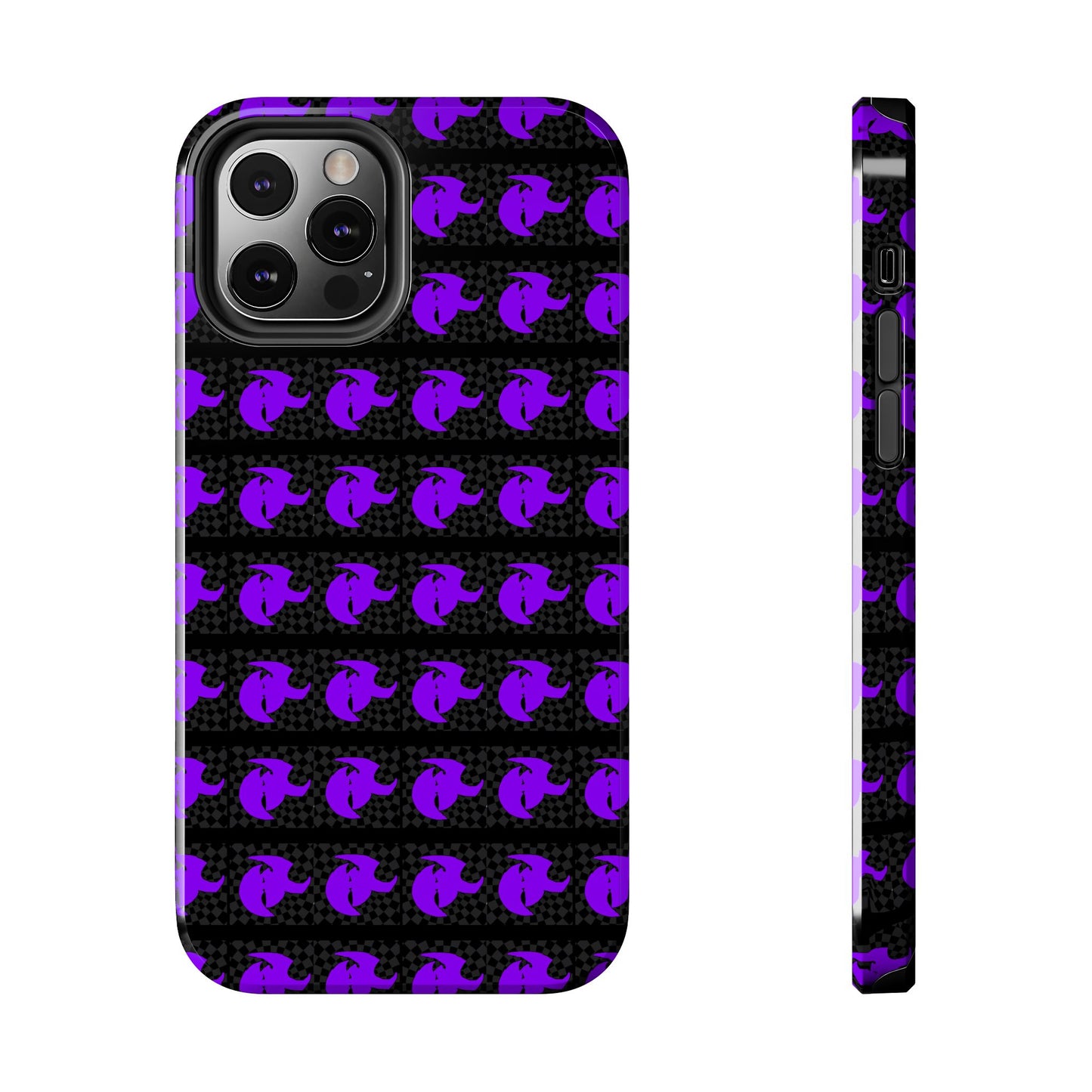 HK Logo Bold Purple Graphic Tough Phone Cases - Durable Protection for Every Style