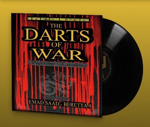 DARTS OF WAR BLACK EDITION VINYL RECORD