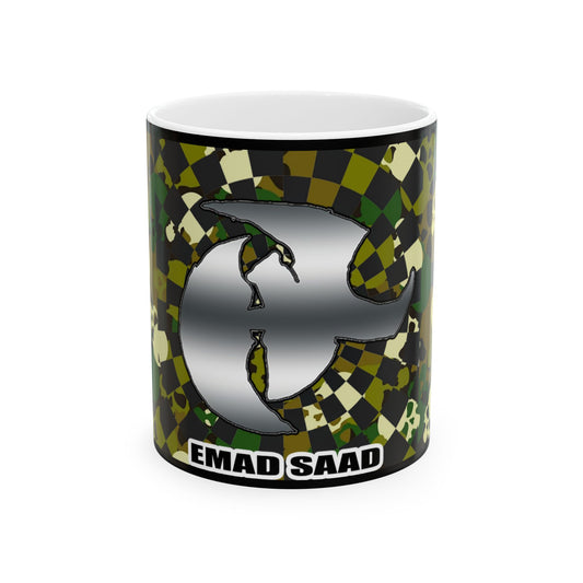 Custom Emad Saad Graphic Ceramic Mug - Unique 11oz & 15oz Designs