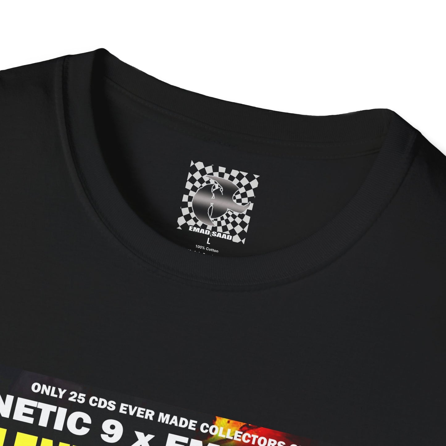 Silent Assassins Graphic T‑Shirt – Kinetic 9  x Emad Saad Album Art Tee
