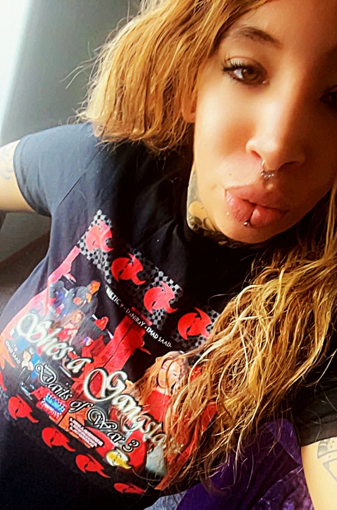 Shes A Gangstah Women's Softstyle Tee - Bold & Unique Design