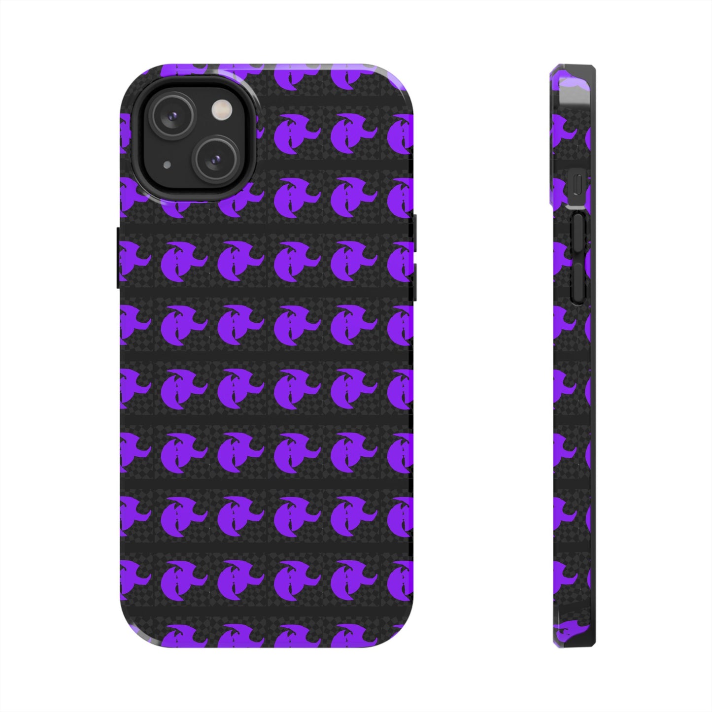 HK Logo Bold Purple Graphic Tough Phone Cases - Durable Protection for Every Style