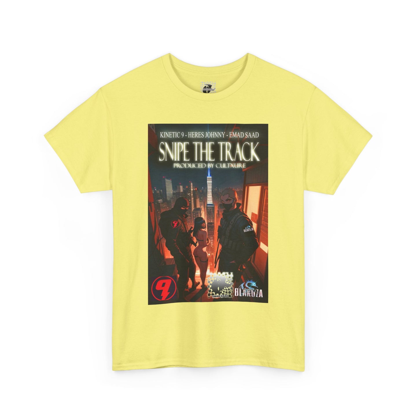 Snipe The Track Unisex Heavy Cotton Tee - 'Snipe The Track' Design