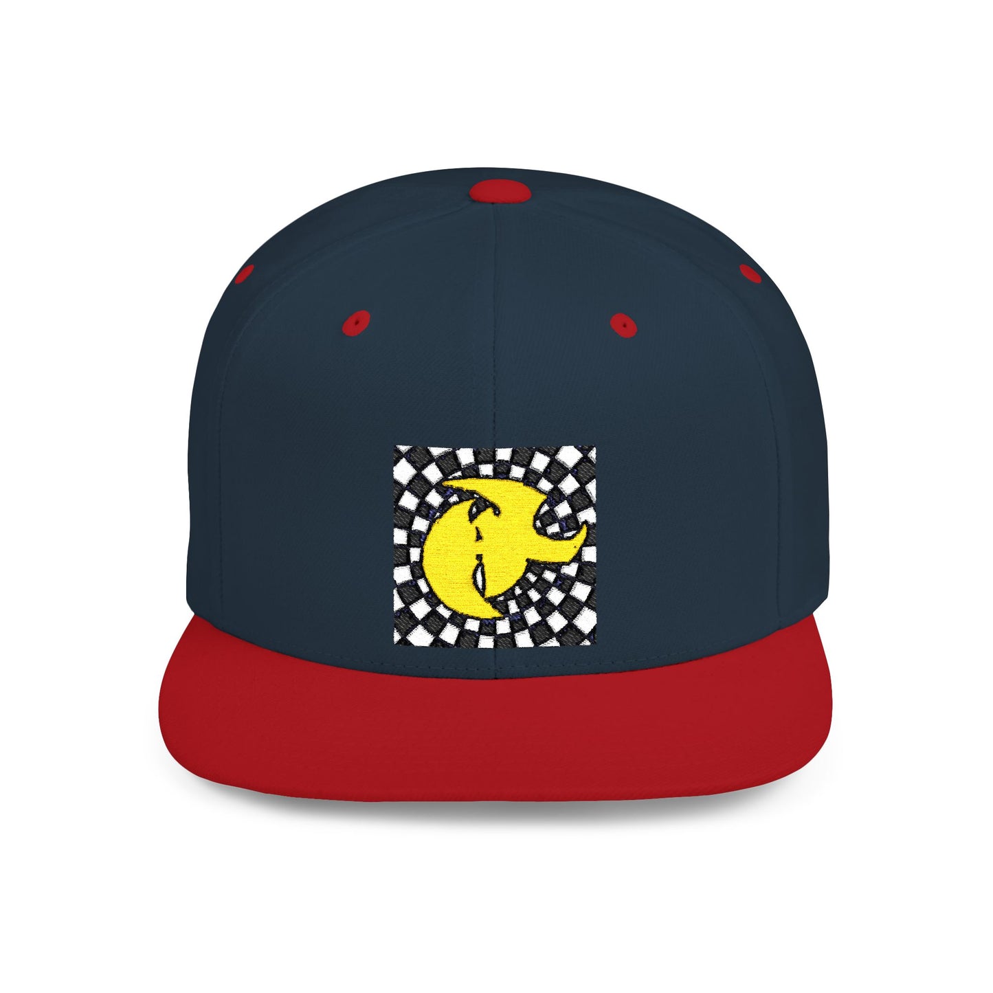 HK Logo Flat Bill Snapback Hat