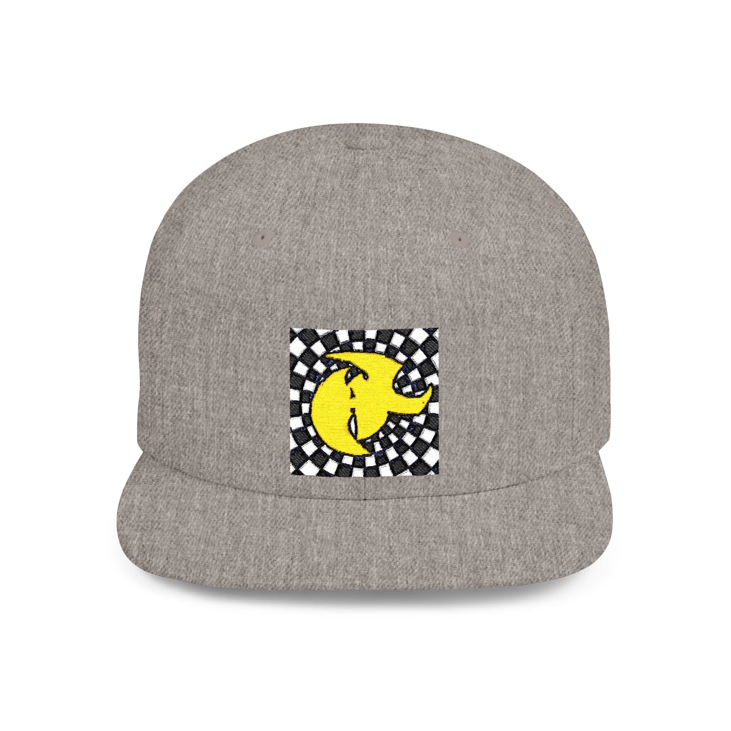 HK Logo Flat Bill Snapback Hat