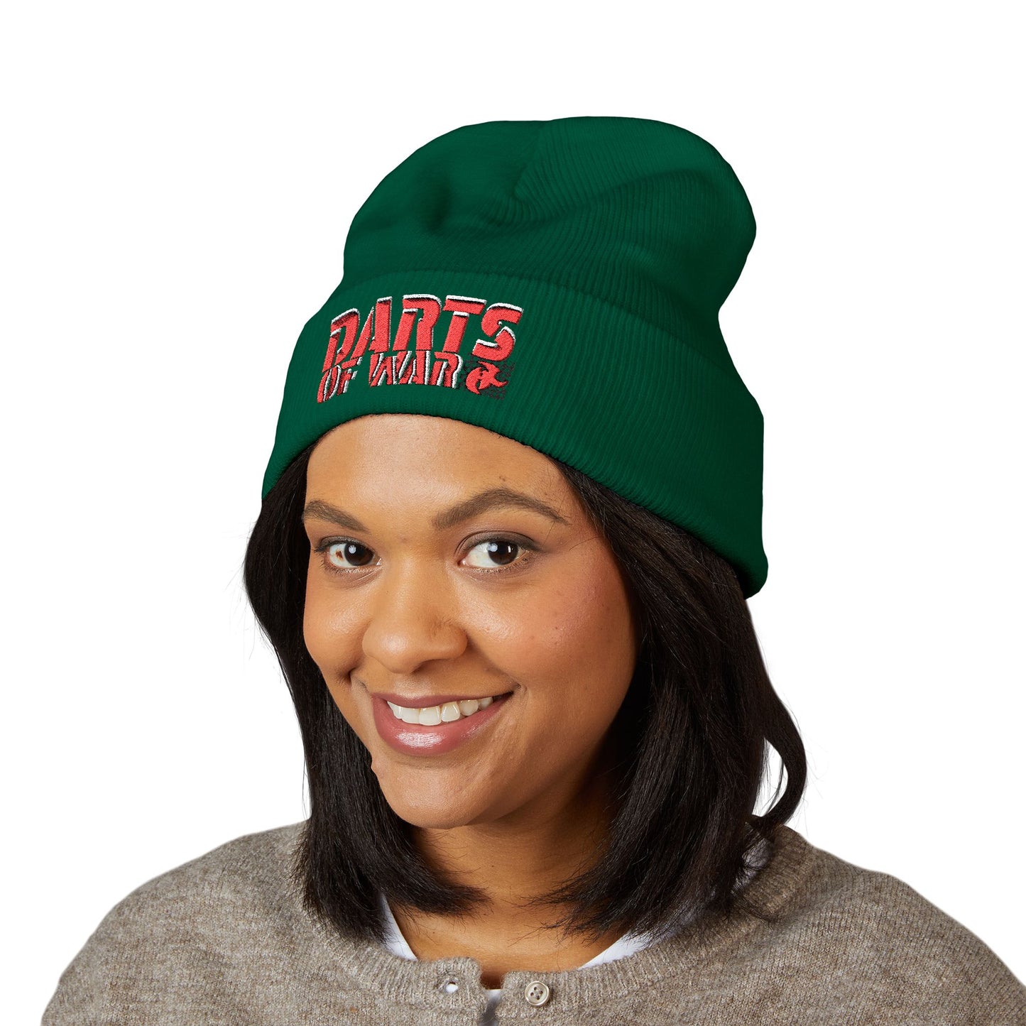 Darts of War Embroidered Cuffed Beanie