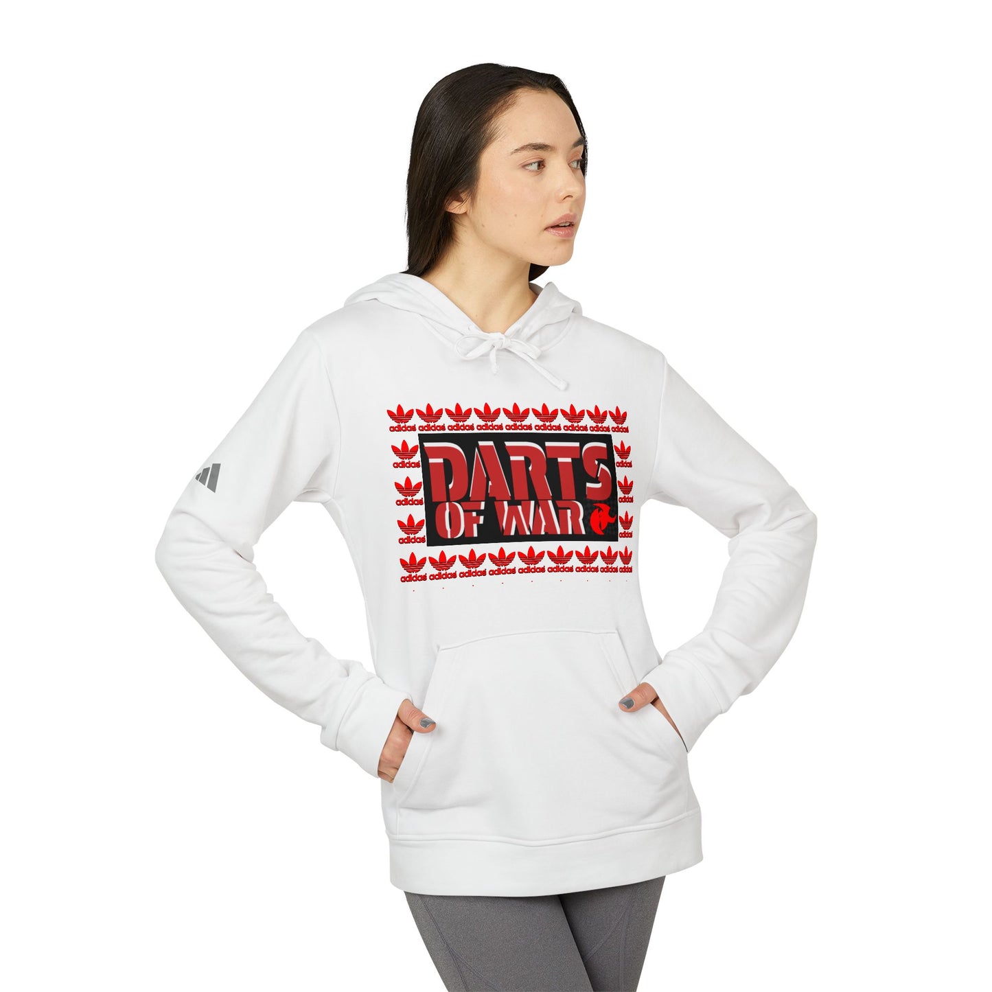 Adidas Darts of War Fleece Hoodie  Cozy Casual Wear