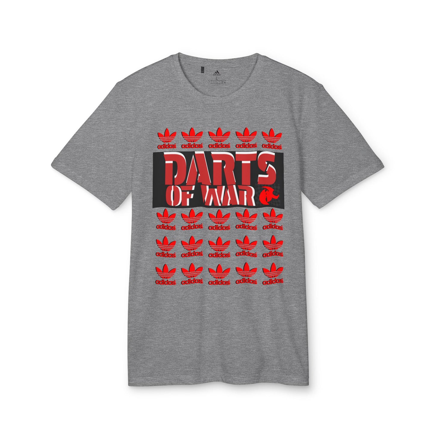 Adidas Darts of War Tee Shirt , Casual Style, Streetwear