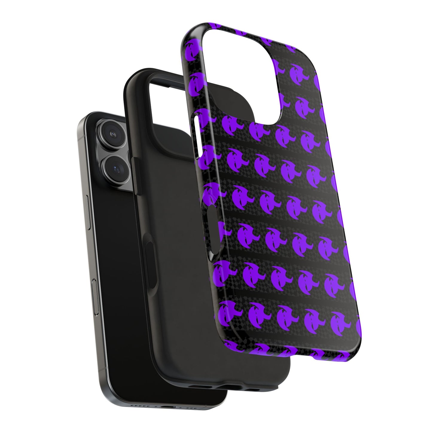 HK Logo Bold Purple Graphic Tough Phone Cases - Durable Protection for Every Style