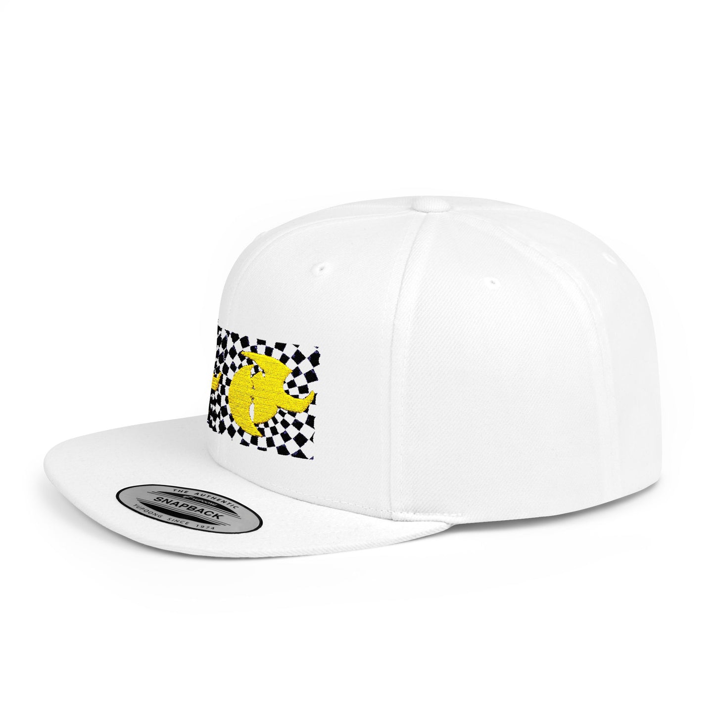 HK logo Checkerboard Snapback Cap Choose any color