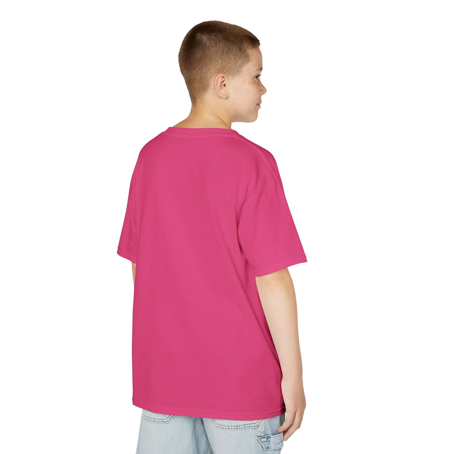 Kids Tee — Checkered HK Graphic with “EMAD SAAD”