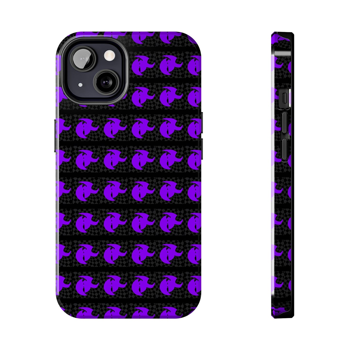 HK Logo Bold Purple Graphic Tough Phone Cases - Durable Protection for Every Style