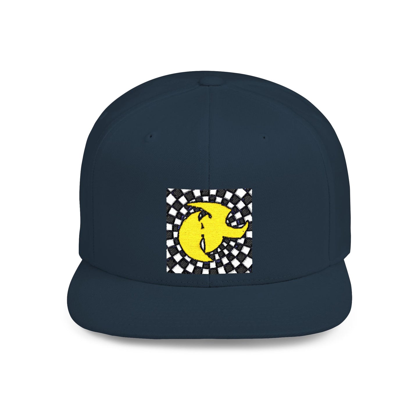 HK Logo Flat Bill Snapback Hat