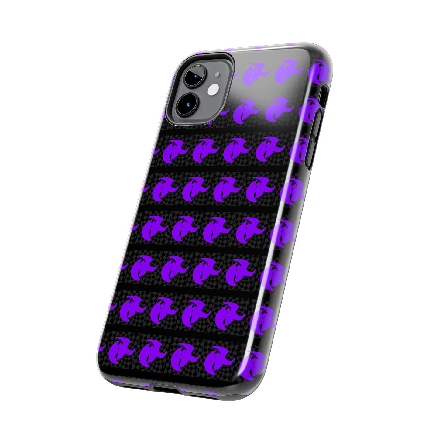 HK Logo Bold Purple Graphic Tough Phone Cases - Durable Protection for Every Style
