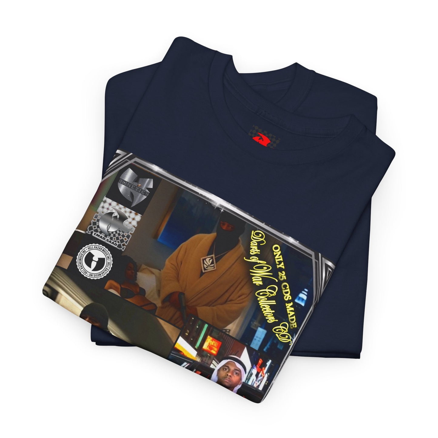 Swiss Cheese Darts of War 3 , Unisex Cotton T-Shirt, Hell Razah , Kinetic 9