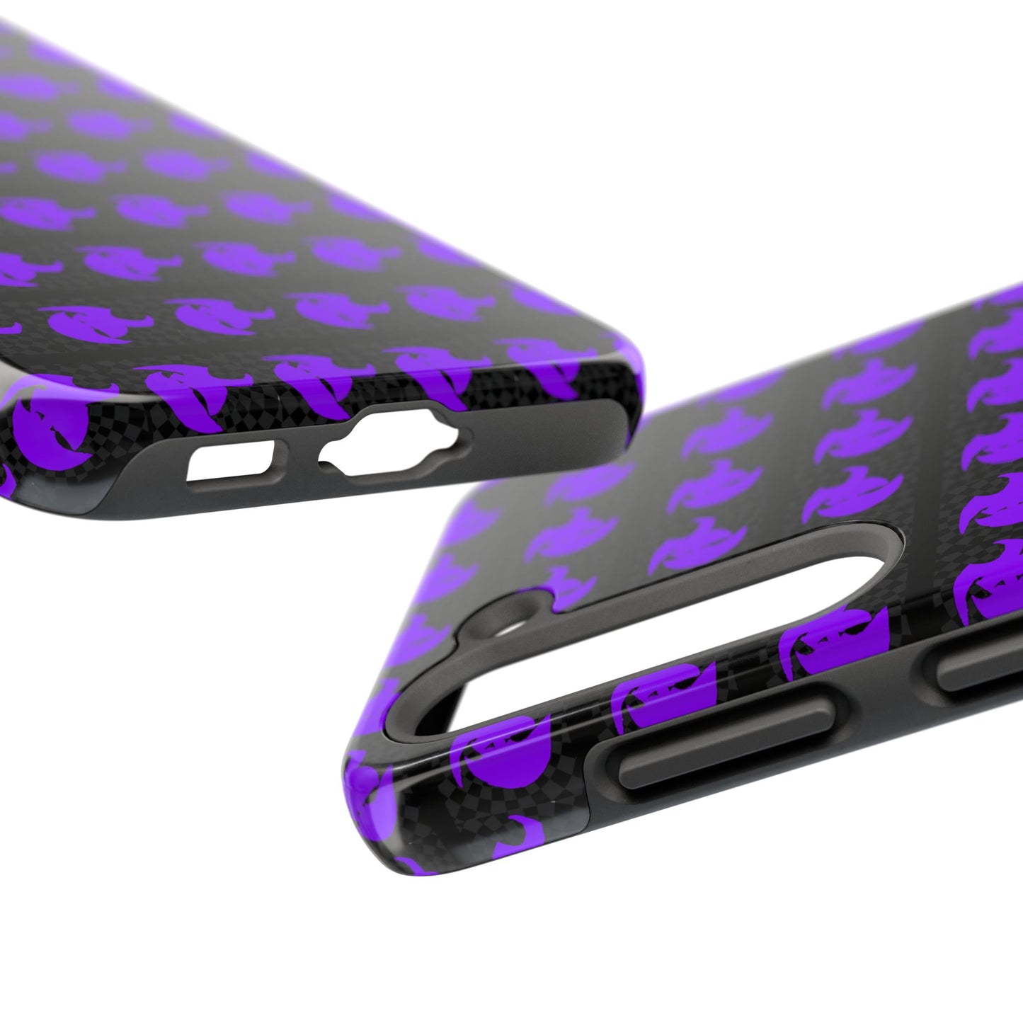 HK Logo Bold Purple Graphic Tough Phone Cases - Durable Protection for Every Style