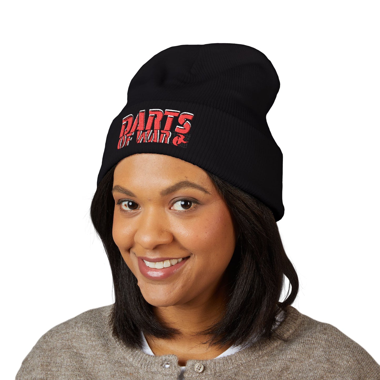 Darts of War Embroidered Cuffed Beanie