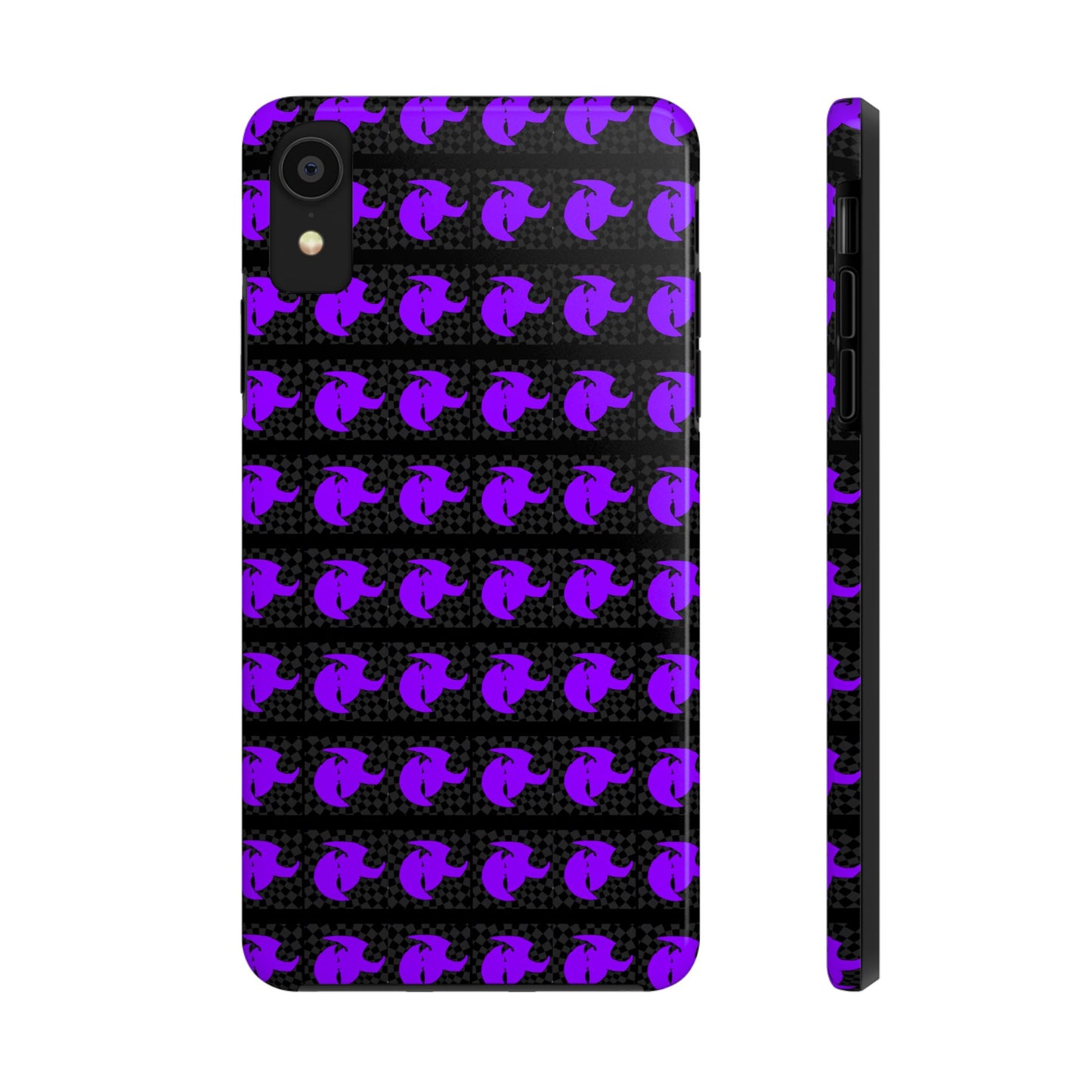 HK Logo Bold Purple Graphic Tough Phone Cases - Durable Protection for Every Style