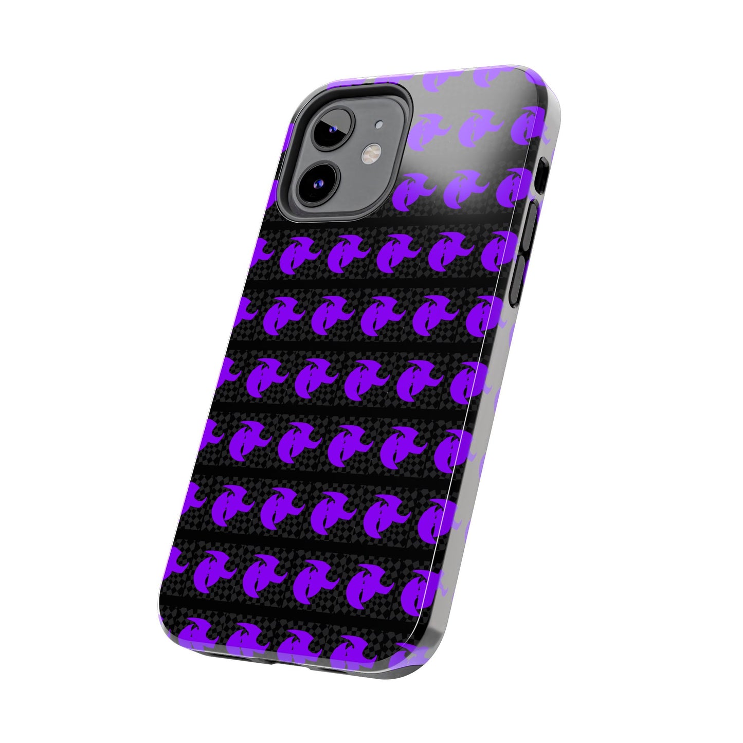 HK Logo Bold Purple Graphic Tough Phone Cases - Durable Protection for Every Style