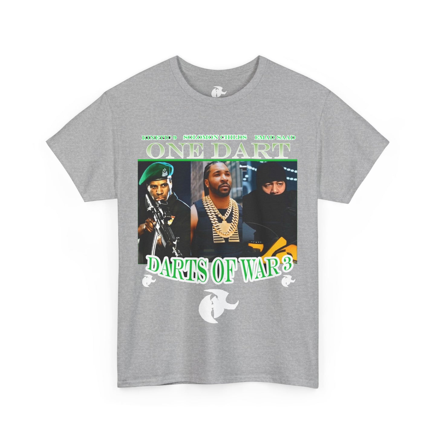 One Dart Unisex Heavy Cotton Tee - Unique Graphic T-Shirt for Music Lovers