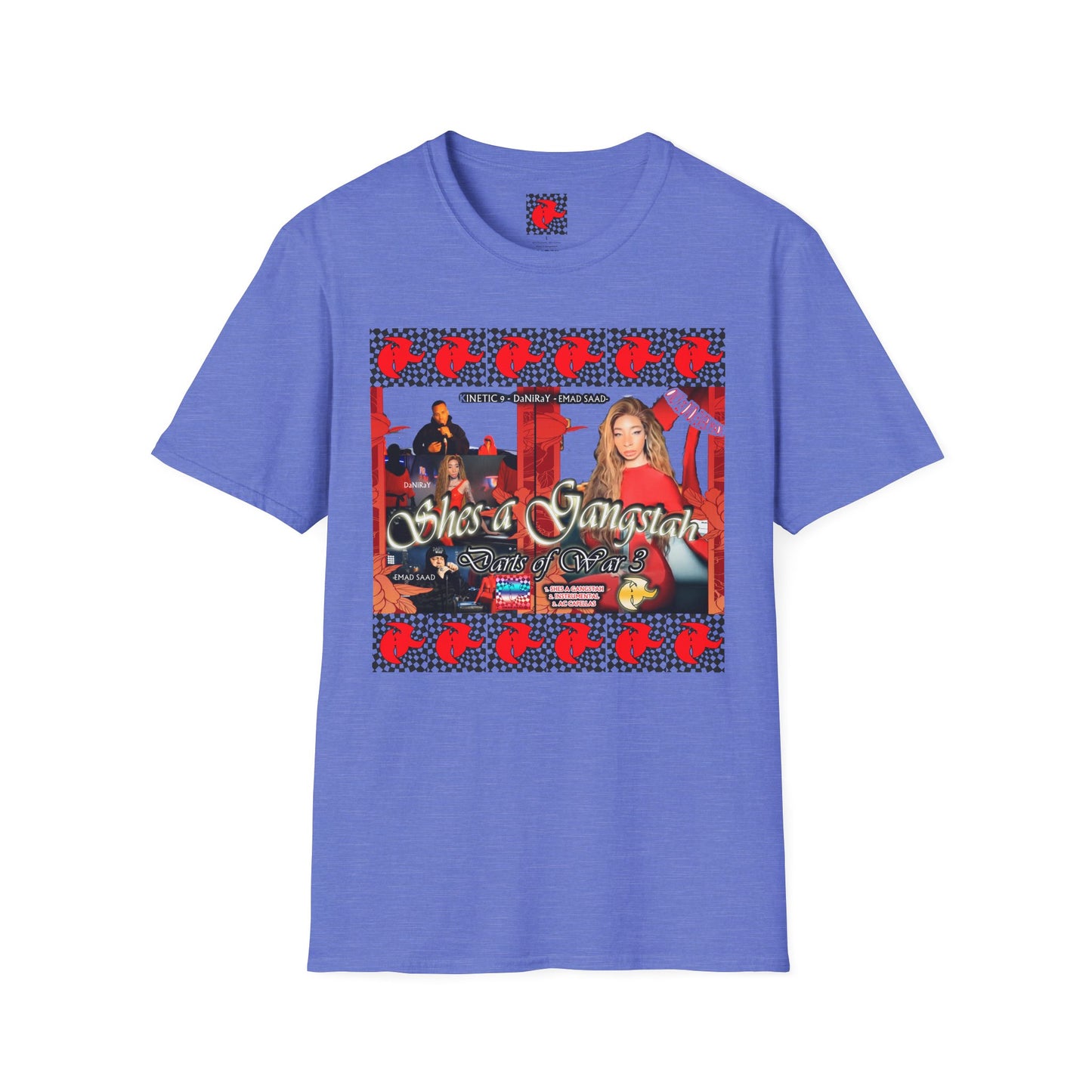 Shes a Gangstah woman T-Shirt | Retro Graphic Tee | Unique Streetwear | Gift for Music Lovers | Casual Fashion