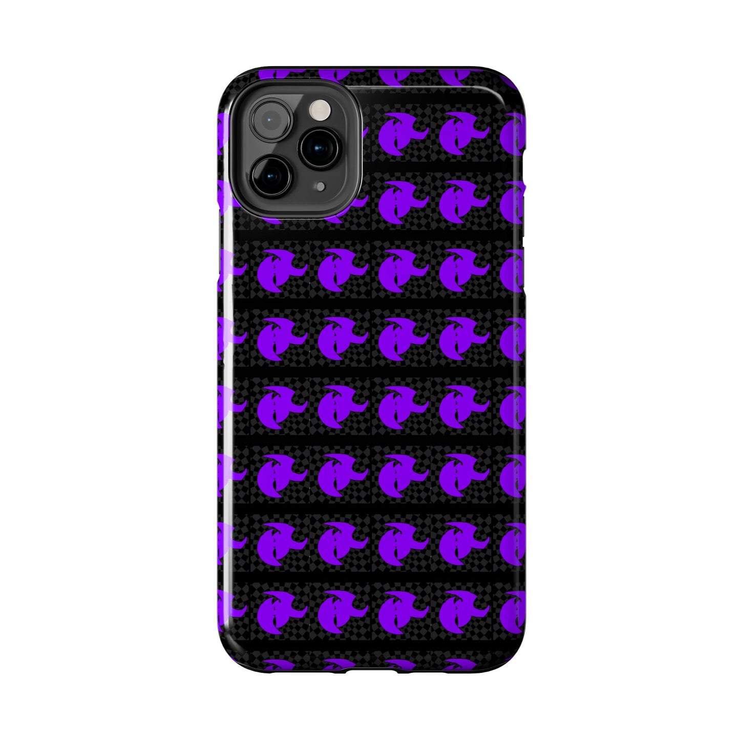 HK Logo Bold Purple Graphic Tough Phone Cases - Durable Protection for Every Style