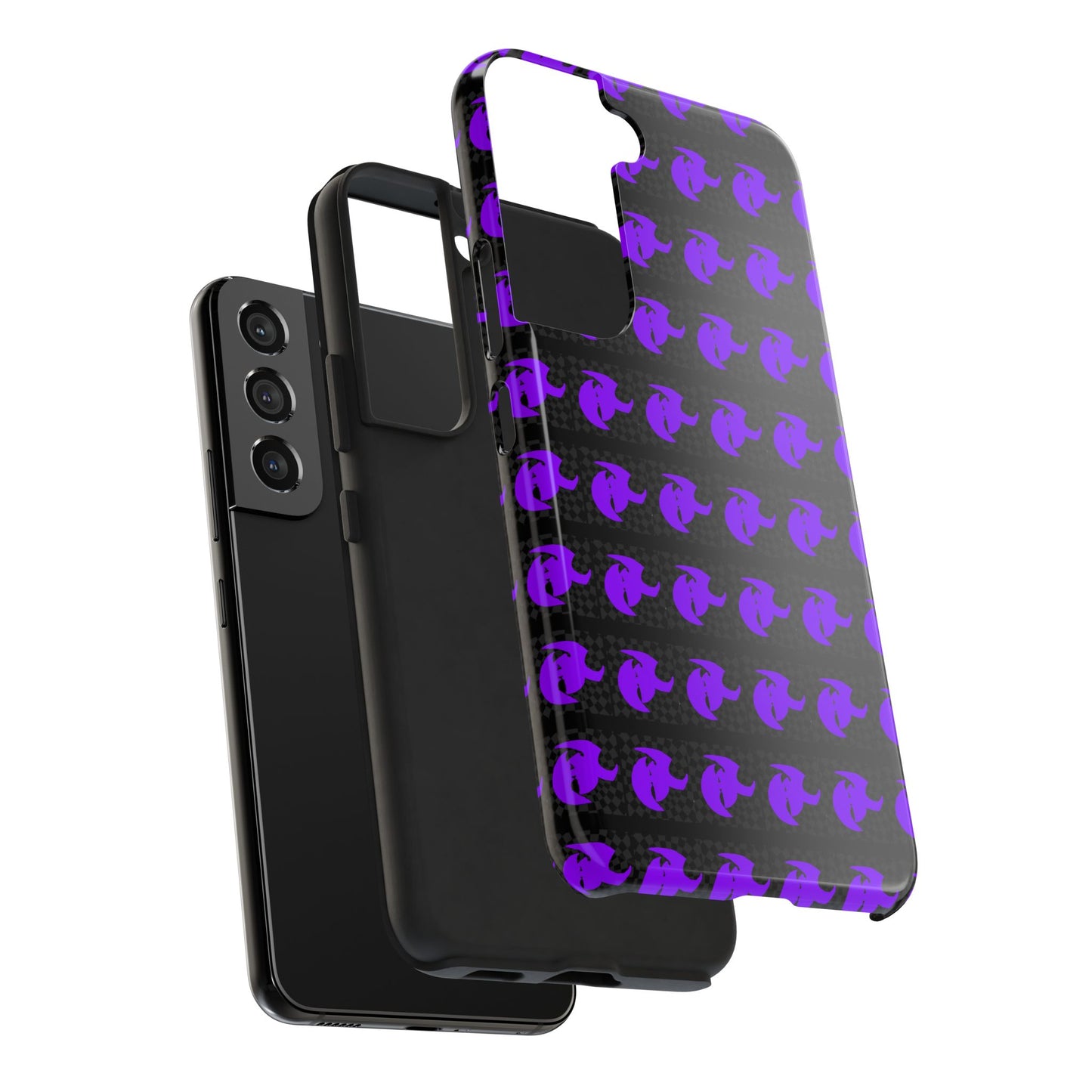 HK Logo Bold Purple Graphic Tough Phone Cases - Durable Protection for Every Style