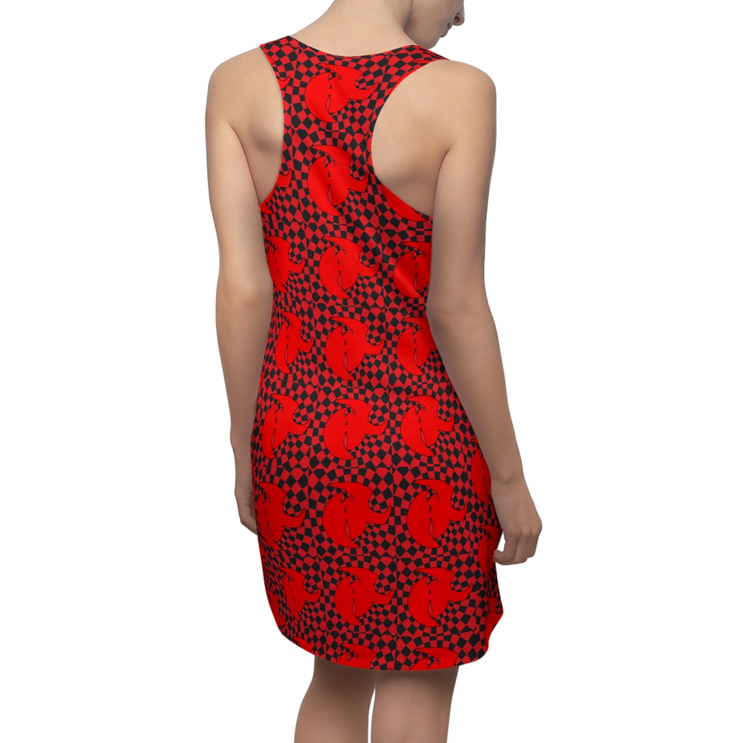 Emad Saad Hk Red  Racerback Dress - Perfect for Summer Fun & Casual Outings
