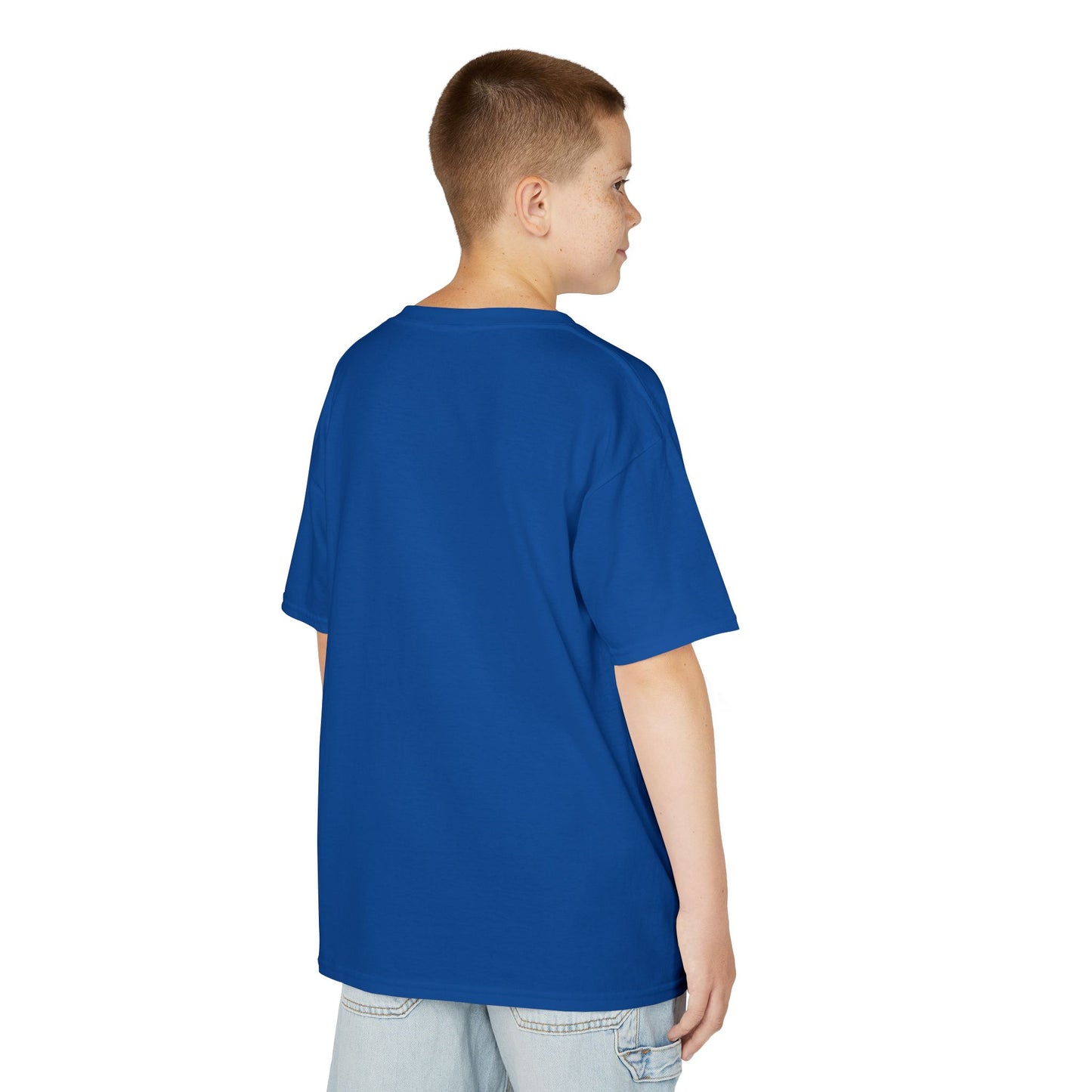 Kids Tee — Checkered HK Graphic with “EMAD SAAD”