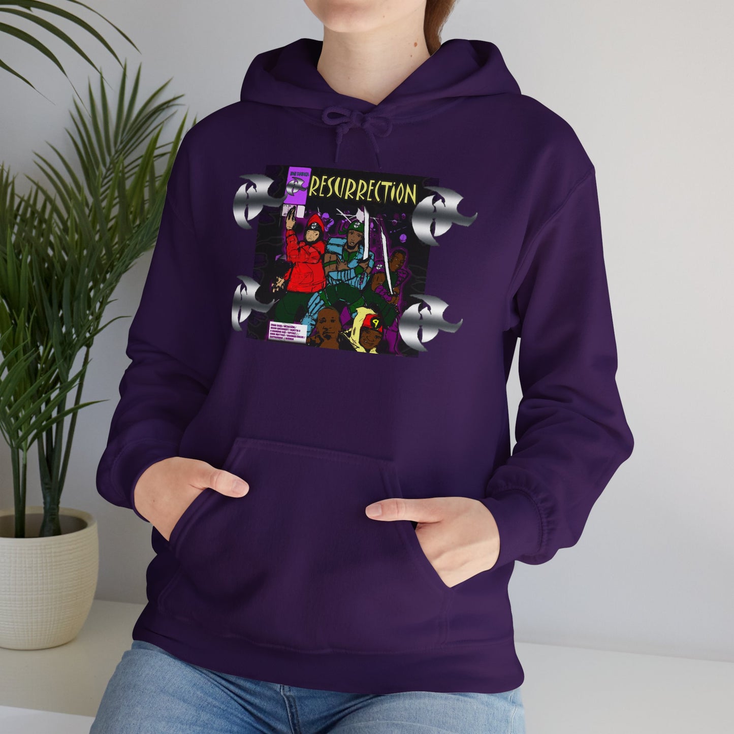 HK Resurrection  Comic-Inspired Unisex Hooded Sweatshirt