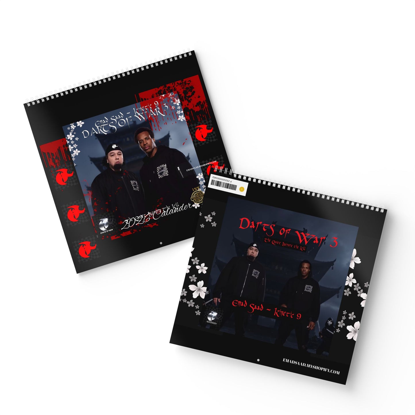 DARTS OF WAR 3  2026 Wall Calendar