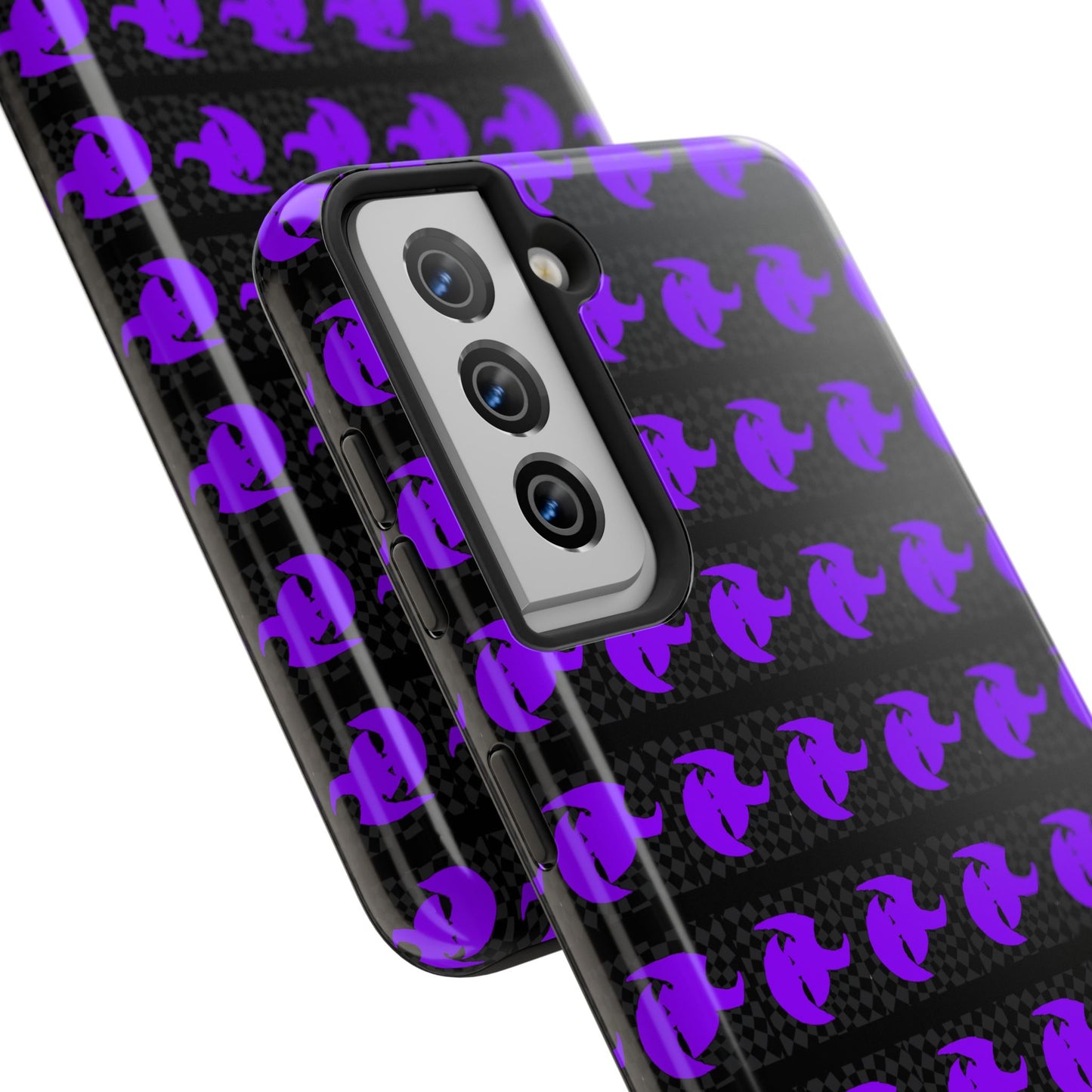 HK Logo Bold Purple Graphic Tough Phone Cases - Durable Protection for Every Style
