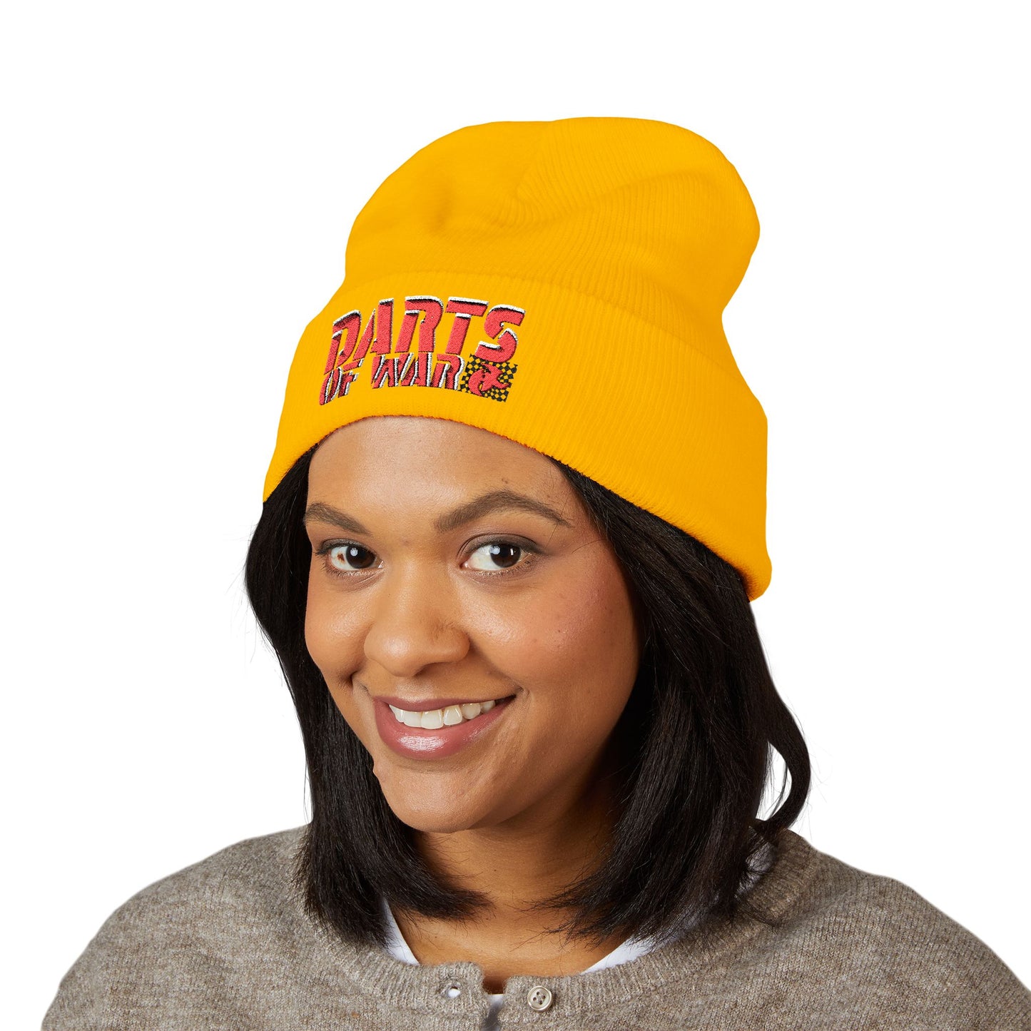 Darts of War Embroidered Cuffed Beanie