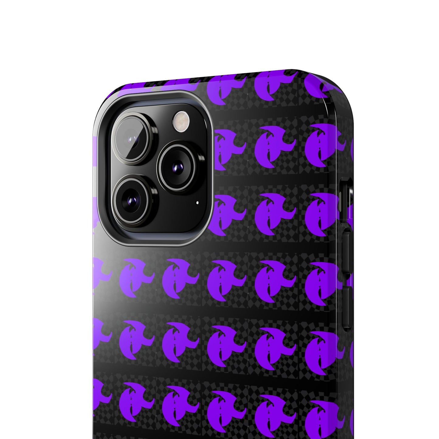 HK Logo Bold Purple Graphic Tough Phone Cases - Durable Protection for Every Style