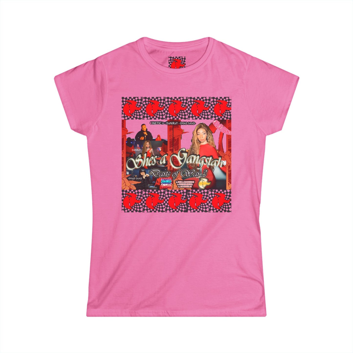 Shes A Gangstah Women's Softstyle Tee - Bold & Unique Design