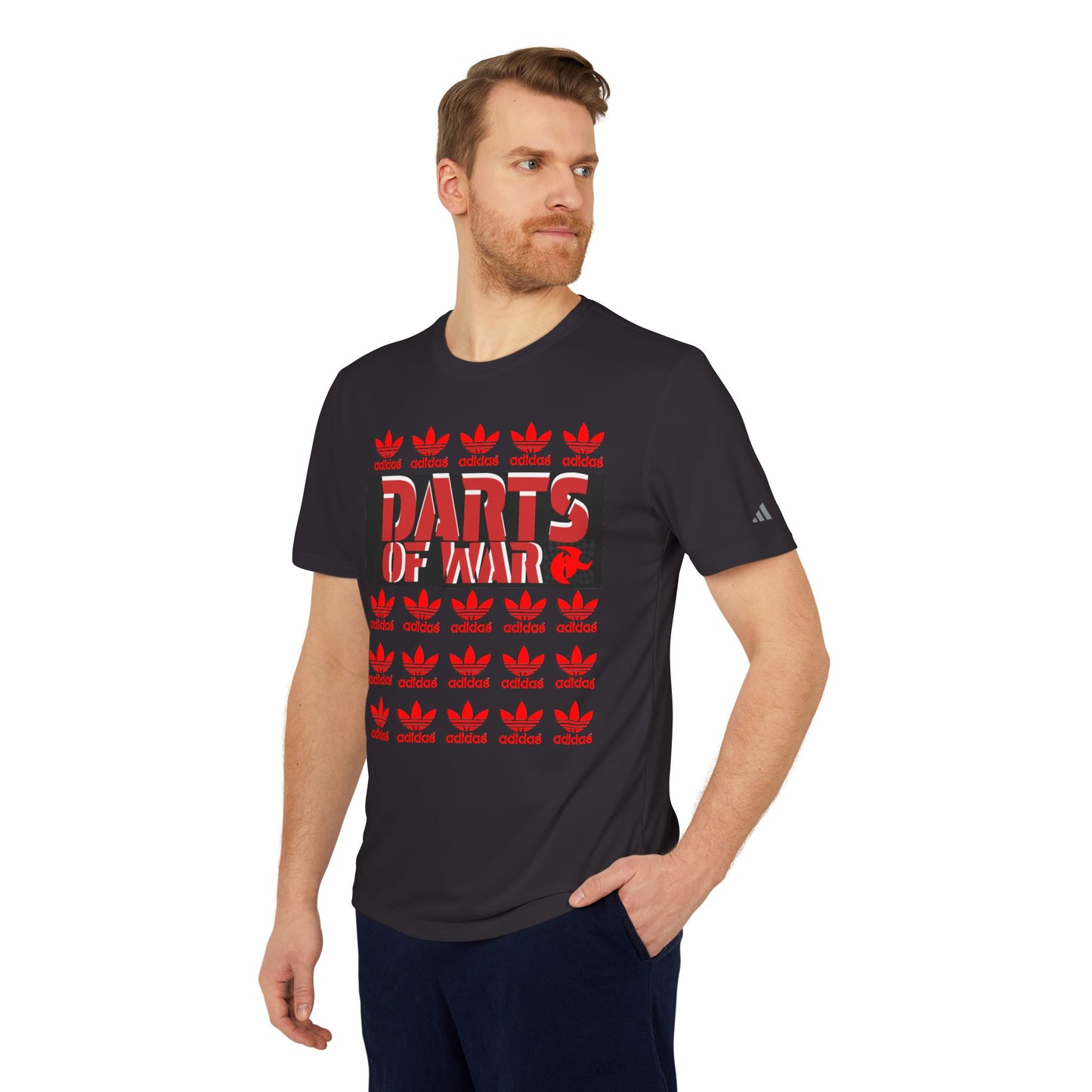 Adidas Darts of War Tee Shirt , Casual Style, Streetwear