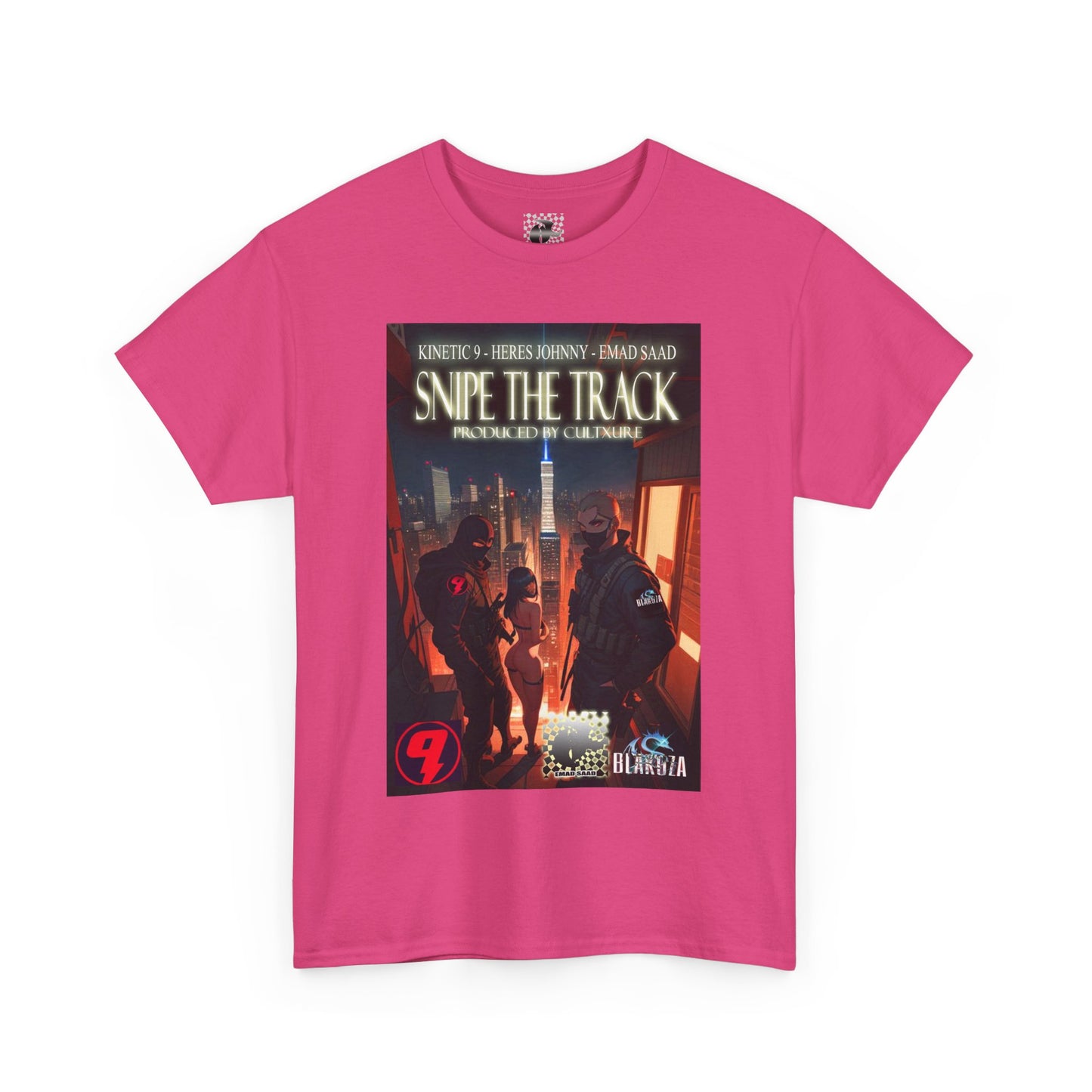 Snipe The Track Unisex Heavy Cotton Tee - 'Snipe The Track' Design