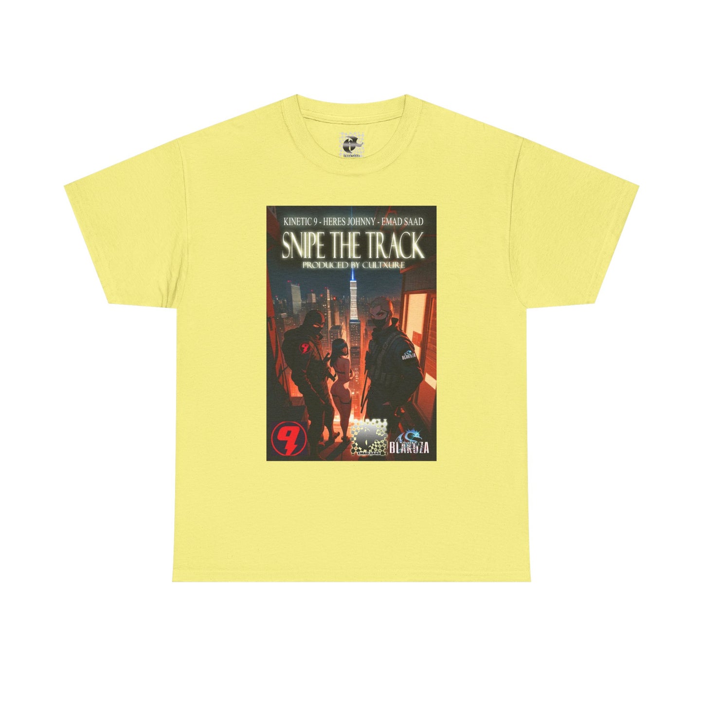 Snipe The Track Unisex Heavy Cotton Tee - 'Snipe The Track' Design