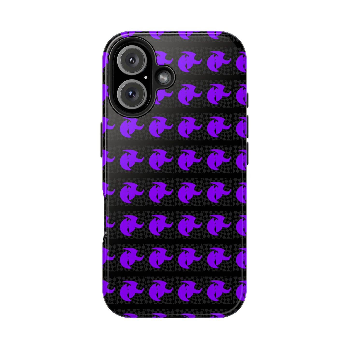 HK Logo Bold Purple Graphic Tough Phone Cases - Durable Protection for Every Style