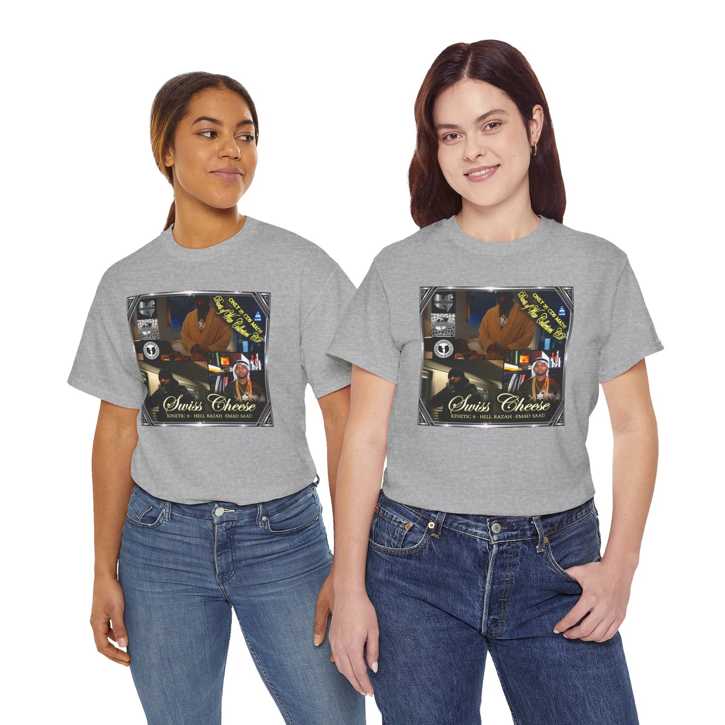 Swiss Cheese Darts of War 3 , Unisex Cotton T-Shirt, Hell Razah , Kinetic 9